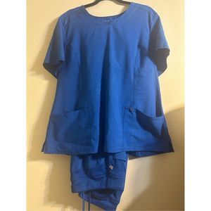 Plus size Infinity by Cherokee 2 piece scrub set size 2X